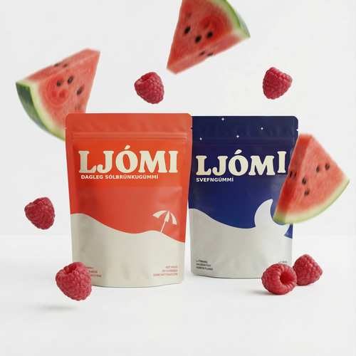 LJÓMI sólbrúnku- og svefnpakki